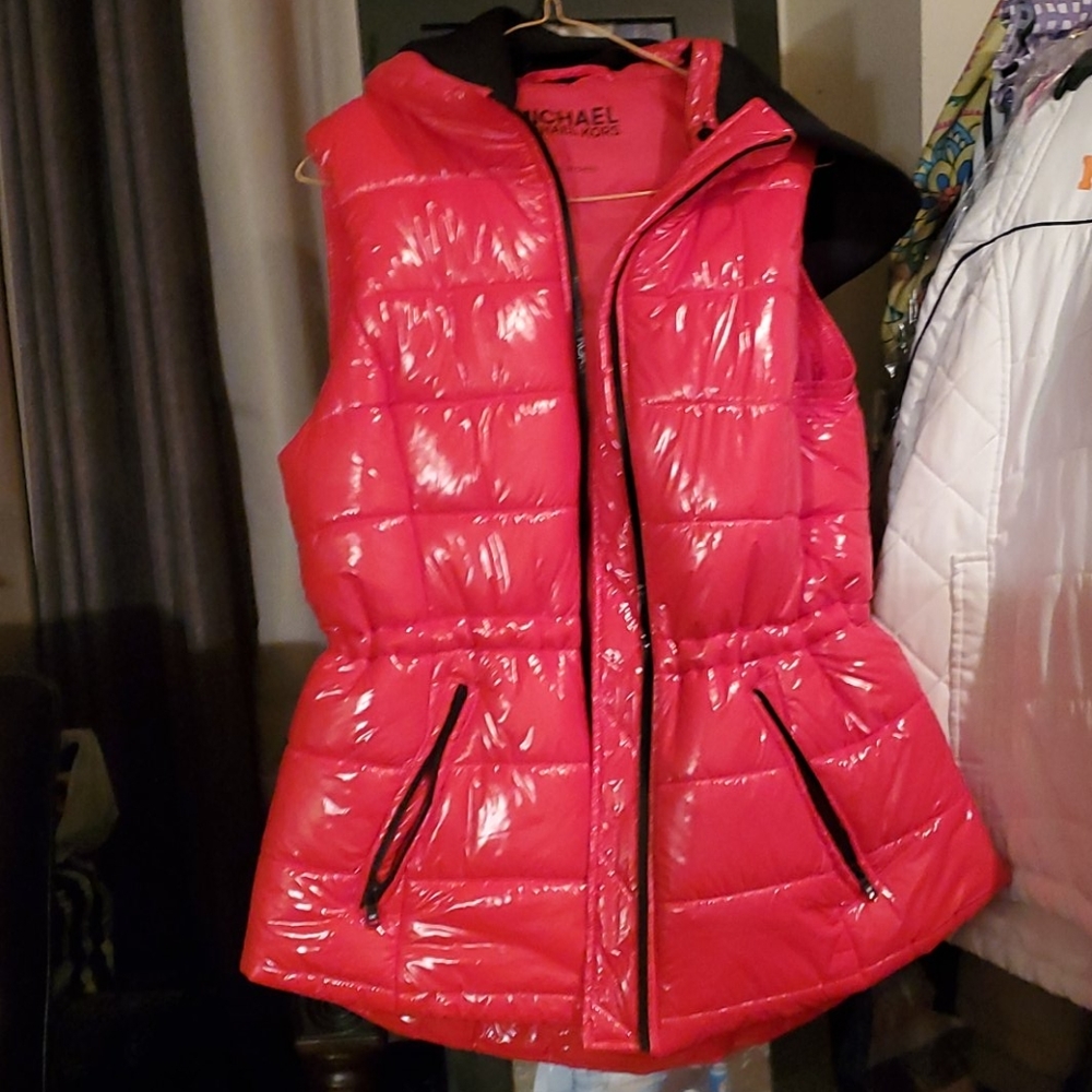 Micheal Kors hooded Vest